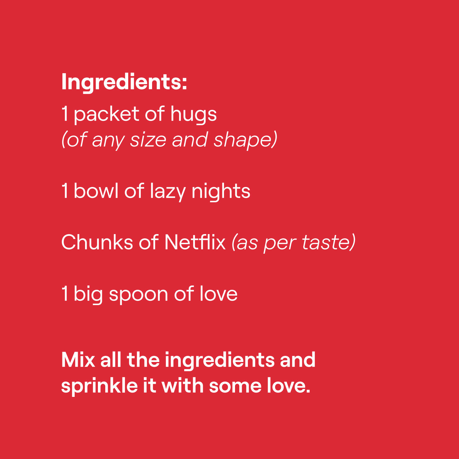 ingredients